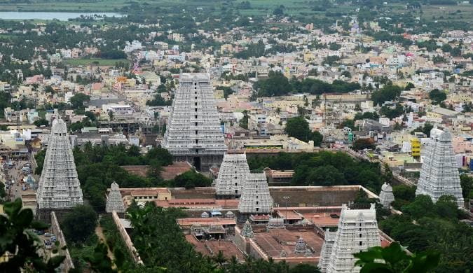 Salem to Tiruvannamalai route